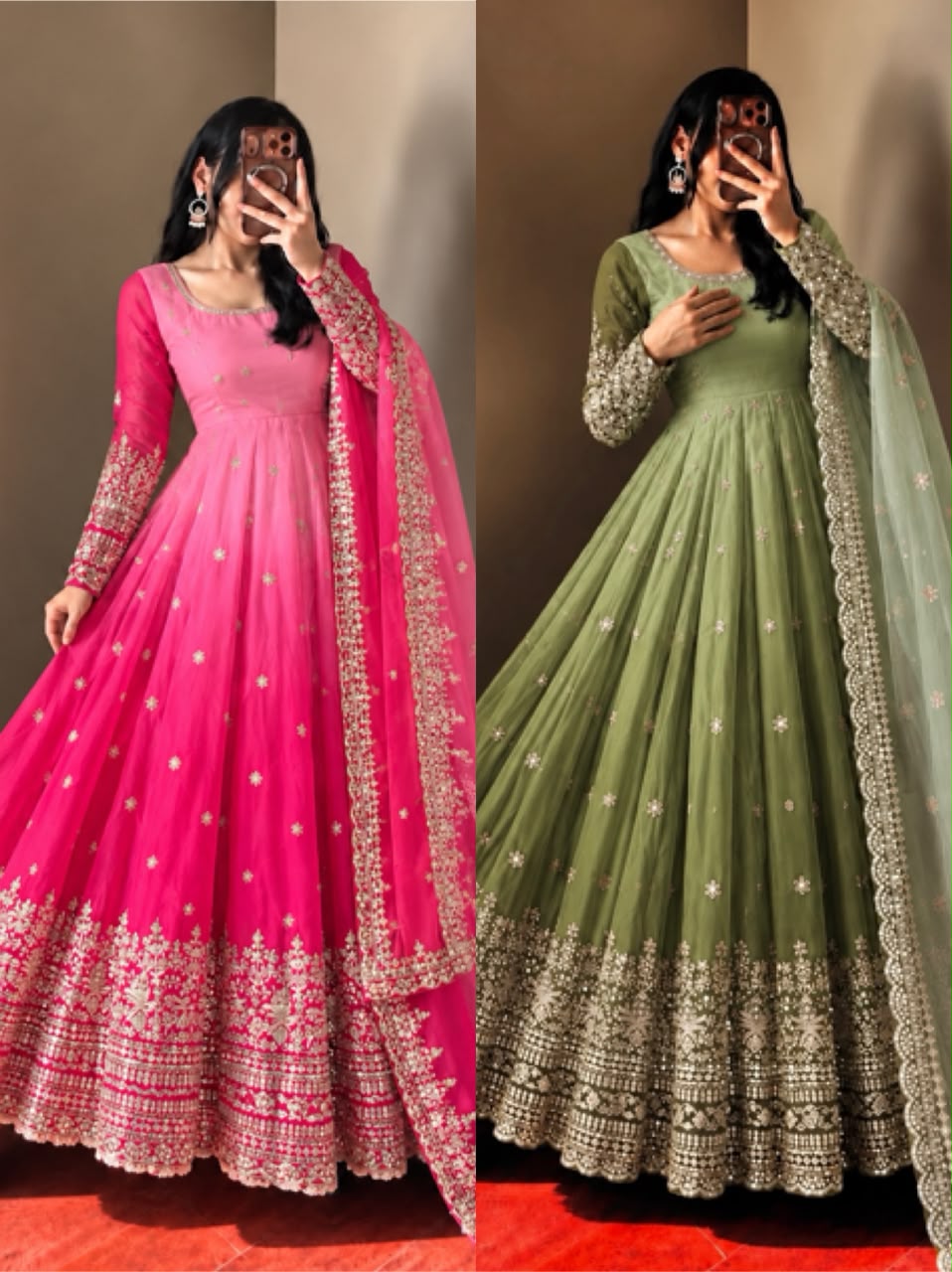 HEAVY ANARKALI STYLE SUITS
